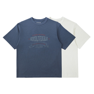 GOODLIVEABLE240竹节棉短袖