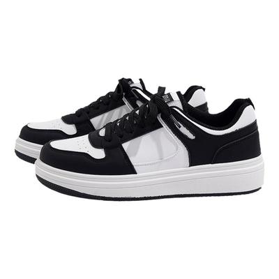 环球黑白板鞋男款新款