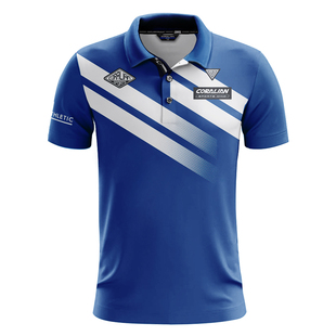 韩国可莱安羽毛球服女套装2021新款男款翻领透气速干运动时尚短袖