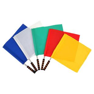 发令旗田径裁判巡边旗足球边裁旗红旗红黄绿白旗手持交通指挥旗引导旗手旗铁路信号旗旗子令旗刀旗彩旗表演旗