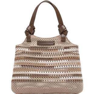 CHARLES&KEITH26夏季新款CK2-30782111时尚度假编织柔软托特包女