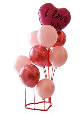 婚房布置装饰套装气球桌飘生日