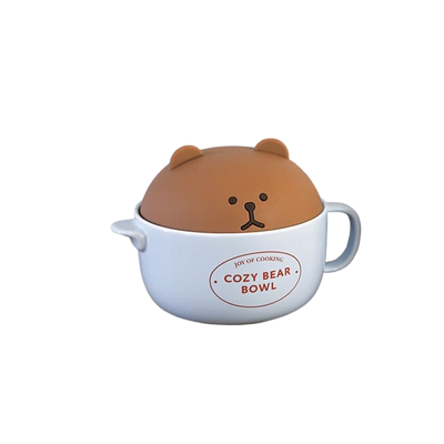 韩国陶瓷安全蒸碗陶瓷盖碗550ml