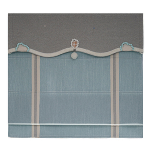 新款儿童房罗马帘窗帘全遮光升降帘书房小窗户成品帘玩具乐园