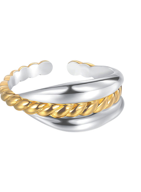 迪丽热巴同款绳结戒指高级质感