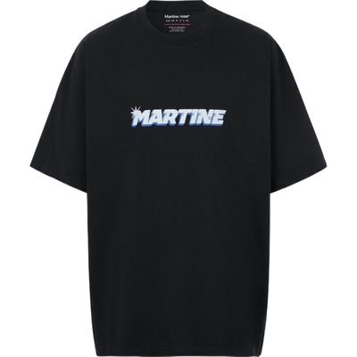 Martine Rose春夏男士宽松印花棉质平纹布T恤