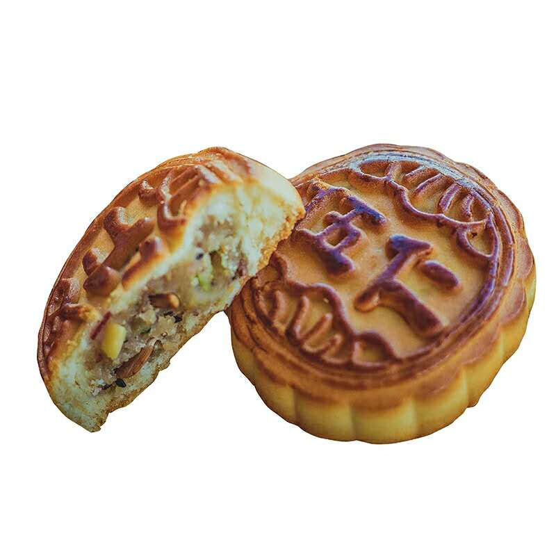 多口味老式五仁月饼素月饼