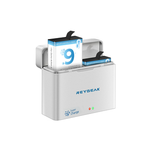 REYGEAK适用大疆Action6街拍手柄金属兔笼磁吸快拆底座运动相机action6UV黑柔滤镜钢化膜三脚架收纳包配件