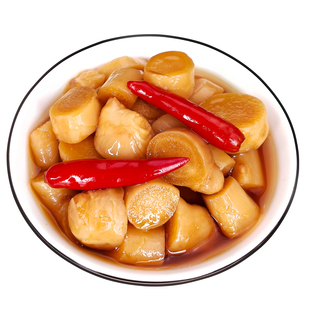 剁椒酸辣荞头藠头泡生姜腌泡野山椒新鲜腌制食农家咸菜下饭菜500g