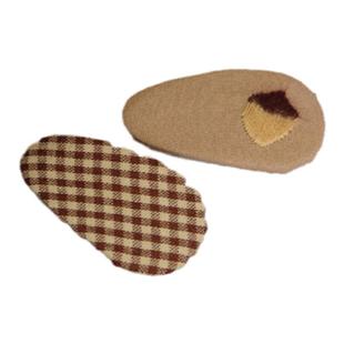 黄小妞 韩版奶呼呼甜妹BB夹儿童几何布艺发夹宝宝刘海碎发夹