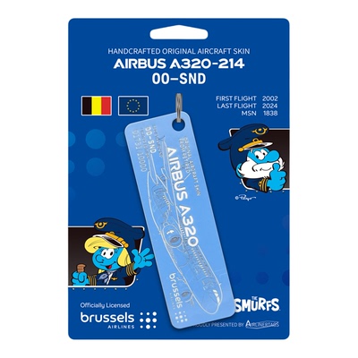 Airlinertags布鲁赛尔蓝精灵320