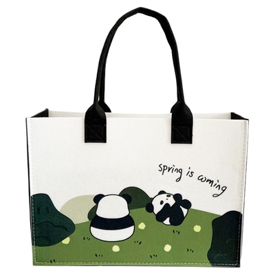 毛毡包手提包购物袋环保手提袋