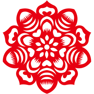 新年窗花剪纸手工材料小学生手作diy幼儿园传统民俗儿童对称图案