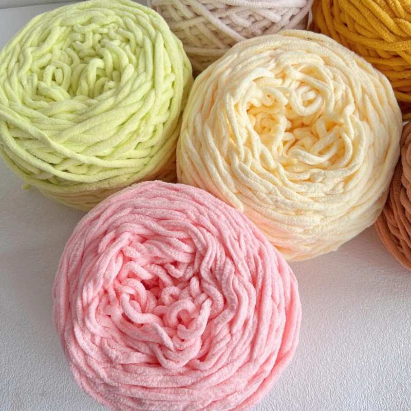 小冰条线 线团细毛线 线球大团手工diy拖鞋编织钩针勾鞋勾线 线织