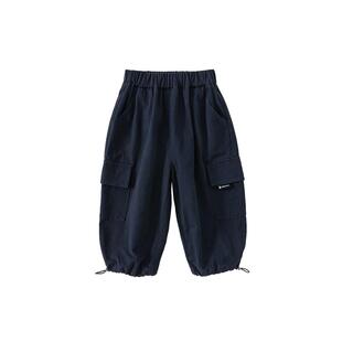 男童裤子2026春季新款儿童工装裤宝宝春秋童装女童冬季加绒运动裤