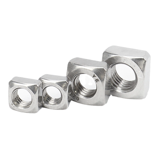 304/316/201不锈钢四方螺母方型方形螺帽螺丝帽MM3M4M5M6M8M10M12