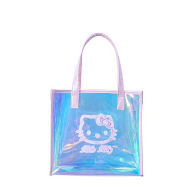 尚盈@梦幻hollekitty炫彩镭射包大容量防水沙滩游泳包高档卡通包