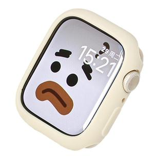 适用applewatchS11糖果色硅胶保护壳10/9苹果手表彩色边框保护壳iwatch8/7/6/5/4/se代全包壳41mm/45mm不伤表