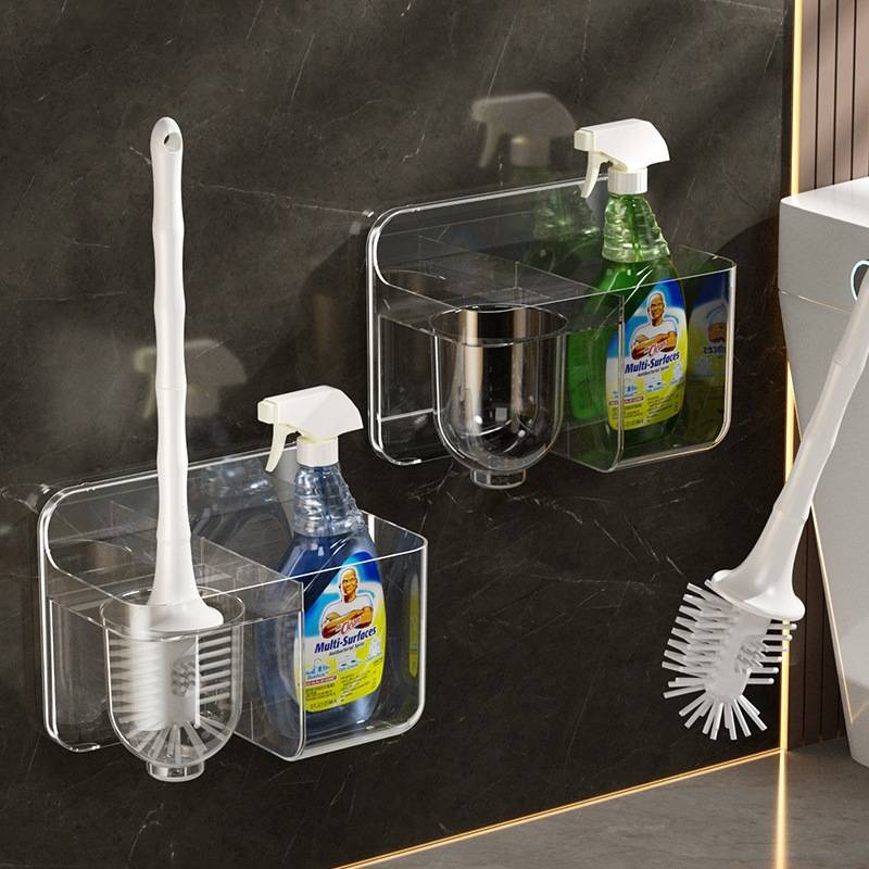 新品 马桶刷套装置物架免打孔卫生间坐便器清洁刷厕所壁挂式马桶