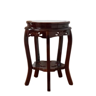 实木花架中式客厅木质花几家用落地室内置物架高档仿古花盆景架子