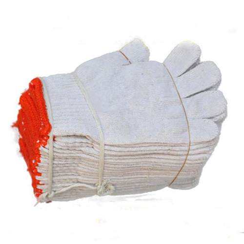 手套劳保耐磨工作纯棉加厚白棉纱棉线尼龙劳工劳动工人男工地干活