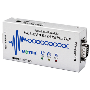 宇泰高科RS232串口光电隔离器9线全通 232串口信号放大器UT-2112