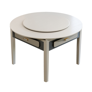 新款金仕实木麻将桌两用餐桌一体全自动家用折叠圆饭桌品质麻将机