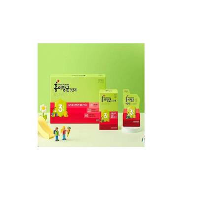 韩国直邮正官庄6年根高丽红参红儿将军3段7-9岁儿童20mL*30袋口服