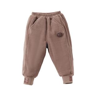 婧麒儿童棉裤加厚秋冬新款北方一条过冬保暖裤宝宝男女童加绒裤子