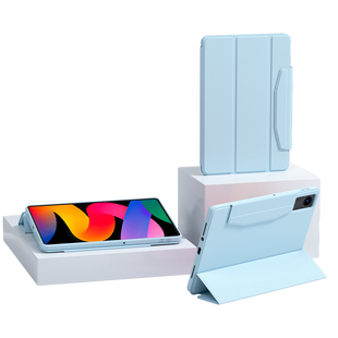 WENDISI适用于联想平板保护套小新padpro2025/2024带笔槽11/12.7英寸电脑联想平板保护壳三折便携轻薄防摔