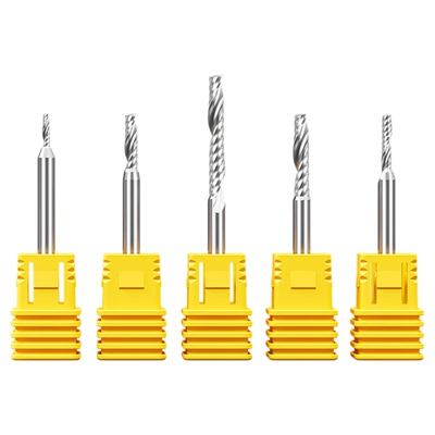 威特钨钢3.175毫米单刃螺旋铣刀