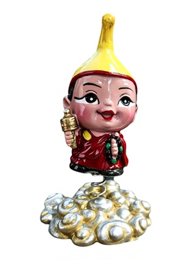 西藏藏族藏式纪念品喇嘛上师车挂