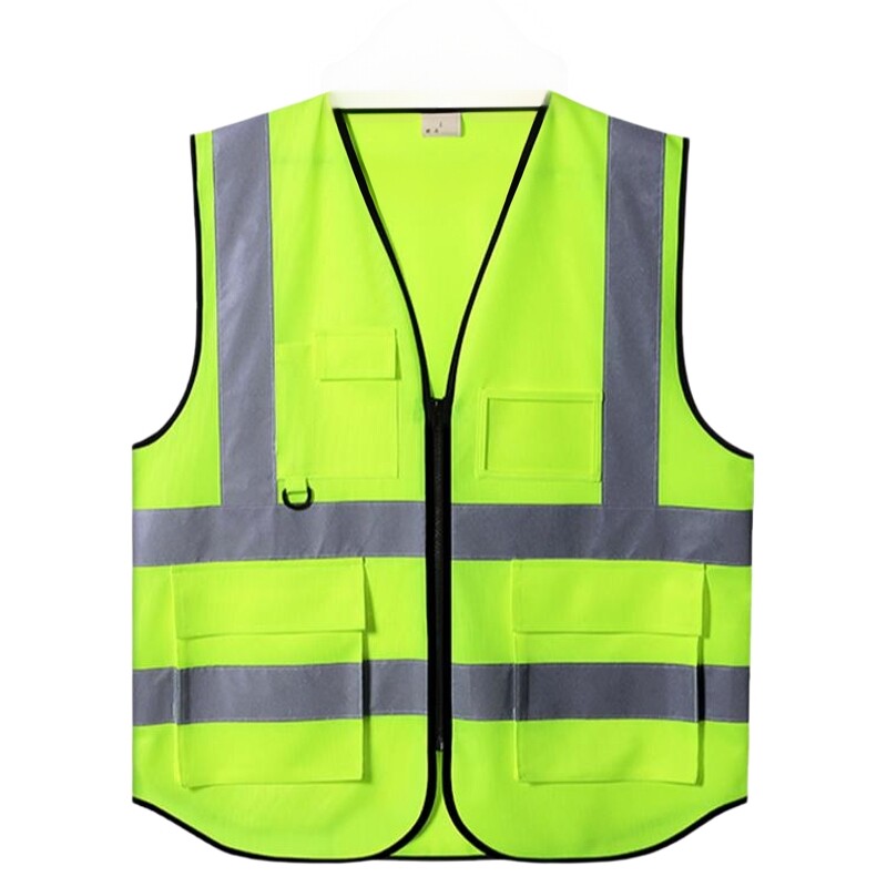 反光安全背心工地施工荧光衣服环卫工人马甲反光服骑行反光衣定制