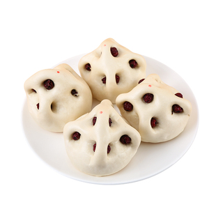 崂味道杂粮馒头手工糕点枣饽饽元宝花样馒头鱼花包点心顺丰包邮