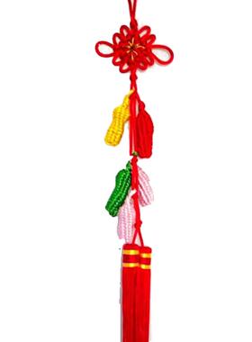 花生串中国结小挂件车内结婚喜庆