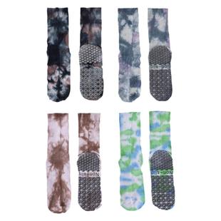 秋冬瑜伽袜五指袜专业防滑袜女普拉提袜子中筒运动袜健身袜长筒袜