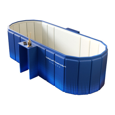 大人专用加厚保温折叠泡澡桶全身浴缸成人双人家用洗澡桶可坐浴桶