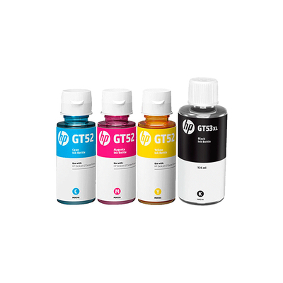 hp惠普原装gt53xl黑色彩色墨水