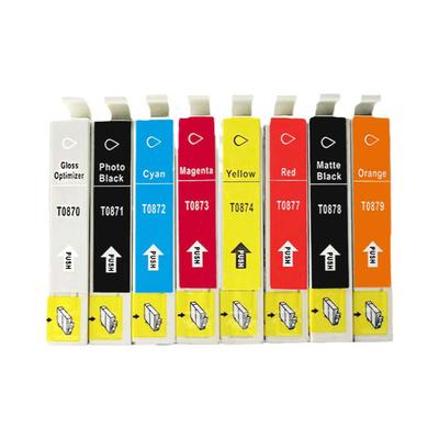 MAG适用 爱普生Epson Photo Stylus R1900墨盒照片打印机T0870 0871 0872 0873 0874 0877 0878 0879墨盒油墨