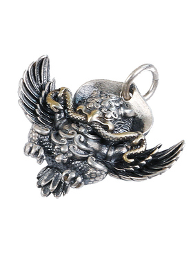 YUKI男女气质雷震子银项链