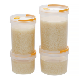 酒酿米酒食品级塑料密封罐耐高温甜酒醪糟发酵容器冰箱冷藏收纳罐