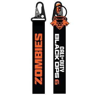 MW黑色行动6使命召唤COD21周边装饰通用挂件定制三头犬钥匙扣飘带