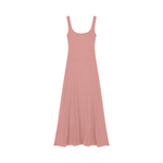 alex stevens宽肩带吊带连衣裙女纯色收腰显瘦长裙子海边度假