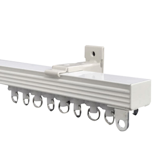 现货日本TOSO东装 F23直轨顺滑单双轨铝合金静音明轨窗帘滑轨定制