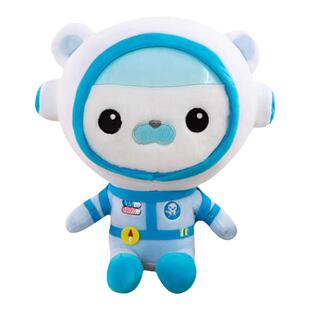 正版海底小纵队太空服款毛绒玩具公仔巴克队长呱唧达西西卡通玩偶