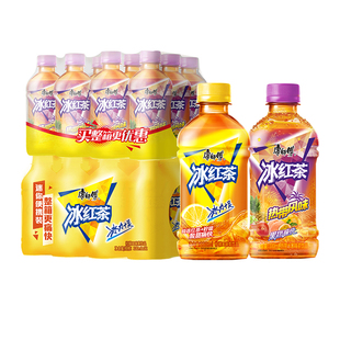 康师傅热带风味冰红茶饮料330ml小瓶整箱批发花茶网红果汁饮品