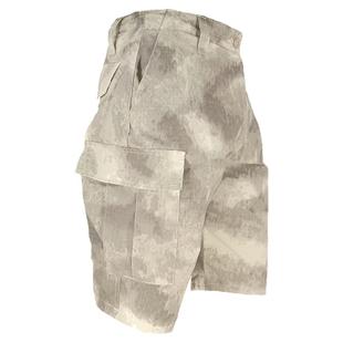 户外军迷美式废墟迷彩战术短裤男款五分裤工装裤外穿超肥大码夏季