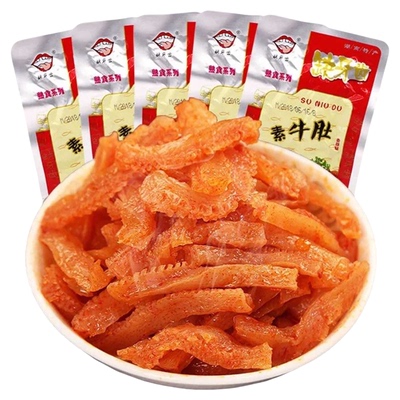 爆辣零食缺牙齿素牛肚魔芋丝