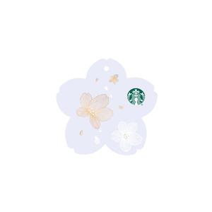星巴克 樱花系列星礼卡 实体储值卡过节送礼礼品卡现金卡