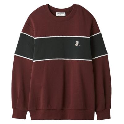 LILYBROWN圆领宽松长袖T恤卫衣